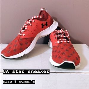 Under Armour red star sneakers